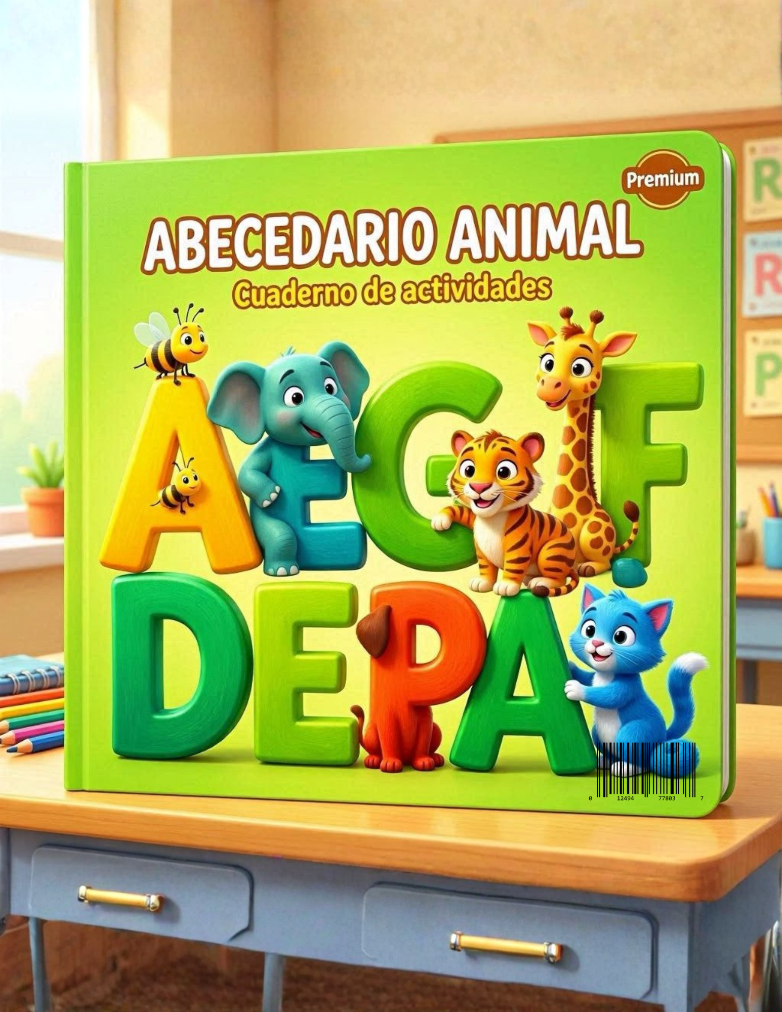 SPANISH ALPHABET ANIMAL WORKBOOK