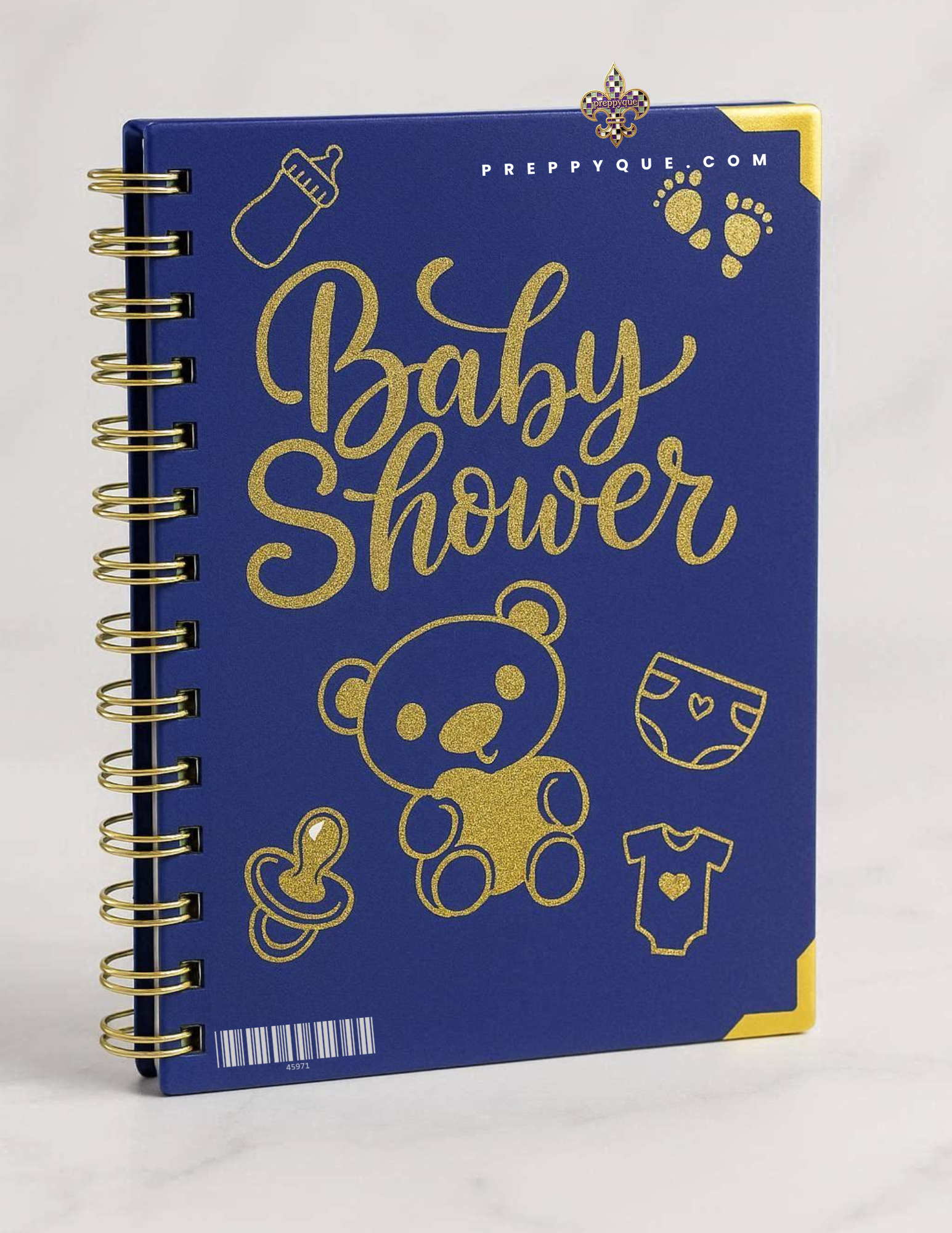 BLUE AND GOLD BABY SHOWER