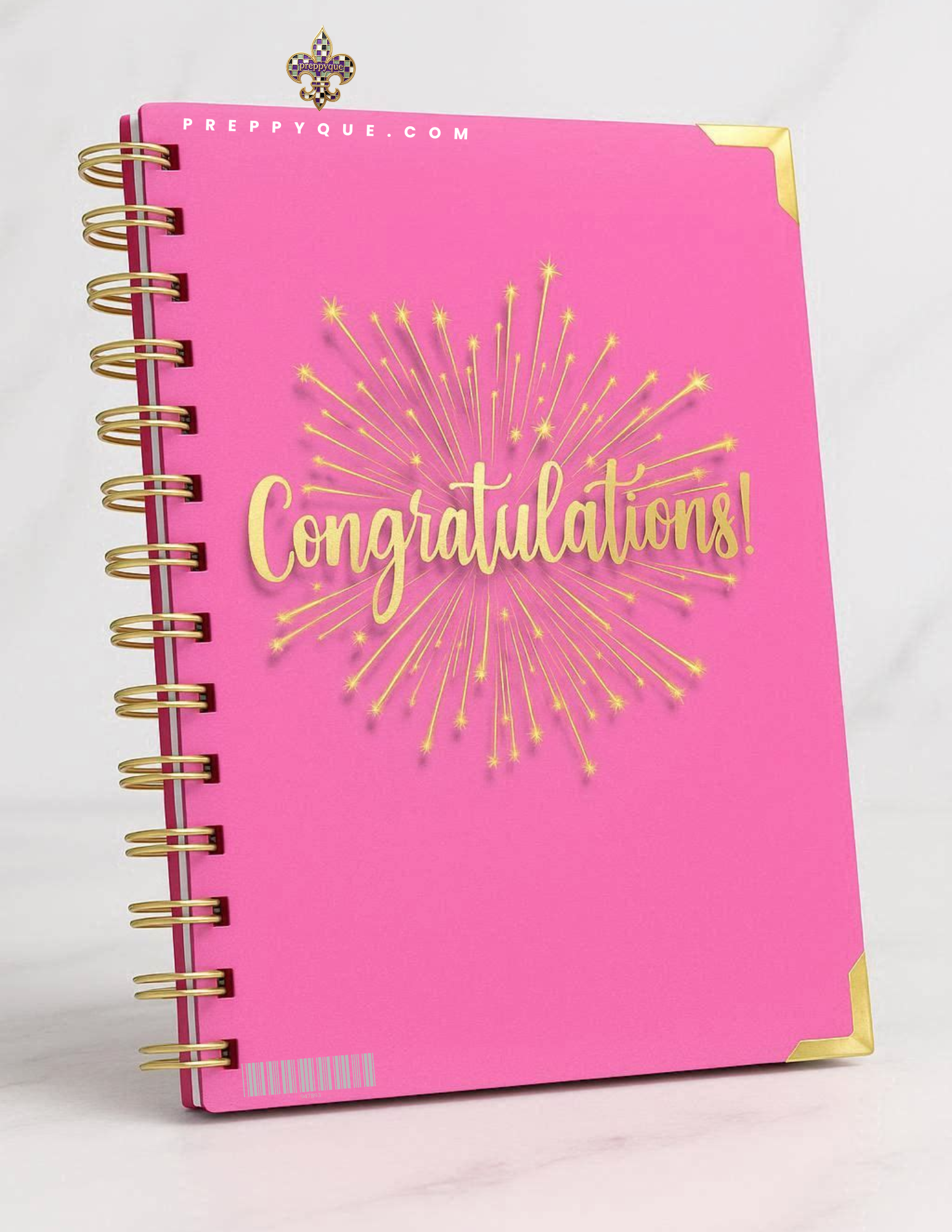 SOFT PINK AND GOLD CONGRATULATIONS