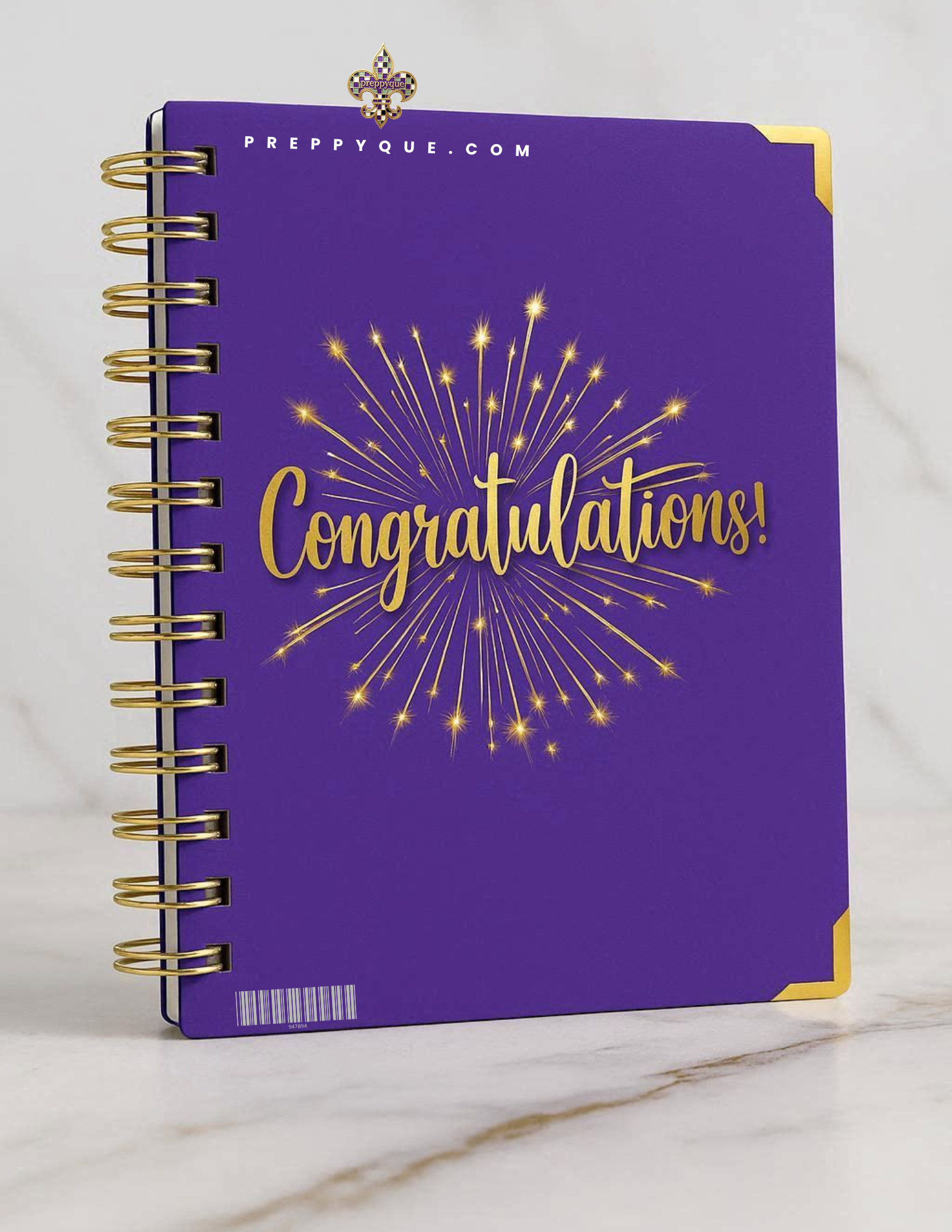 PURPLE AND GOLD CONGRATULATIONS