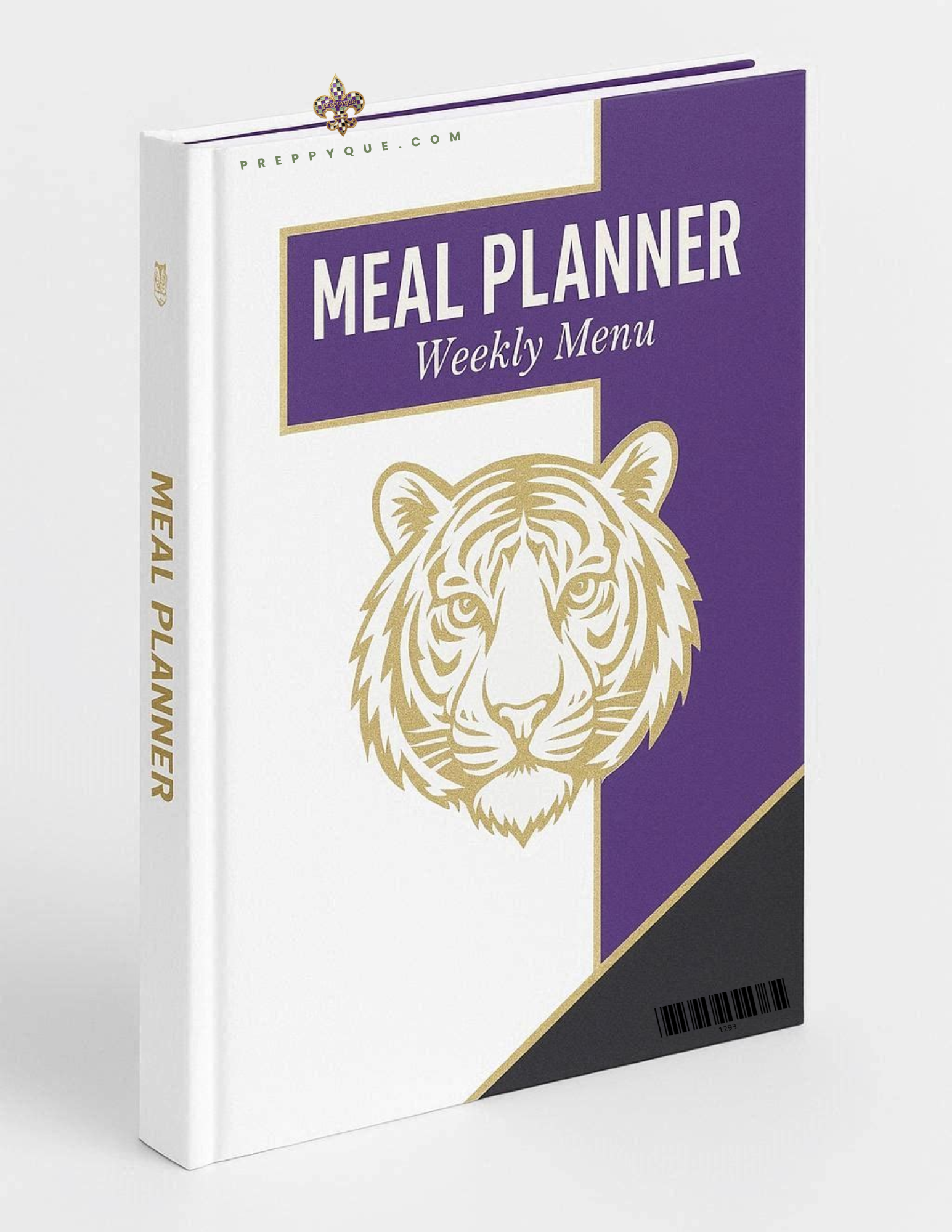 PURPLE AND GOLD TIGER MEAL PLANNER