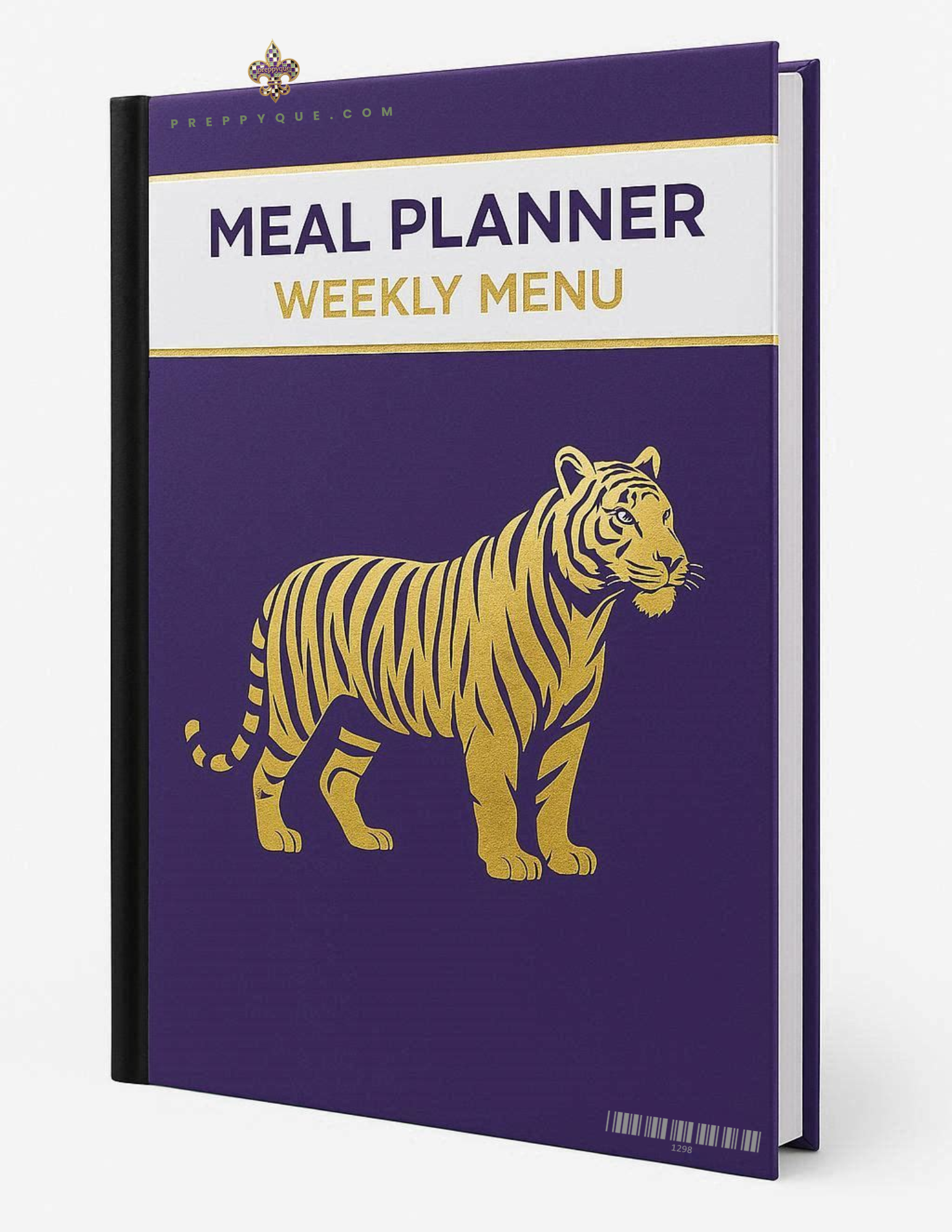 PURPLE AND GOLD TIGER MEAL PLANNER
