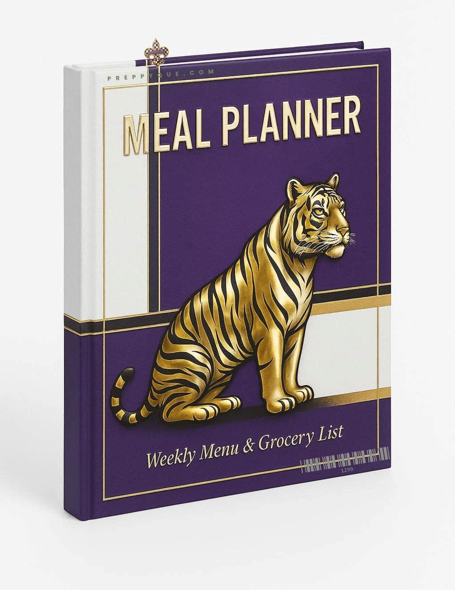 PURPLE AND GOLD TIGER MEAL PLANNER
