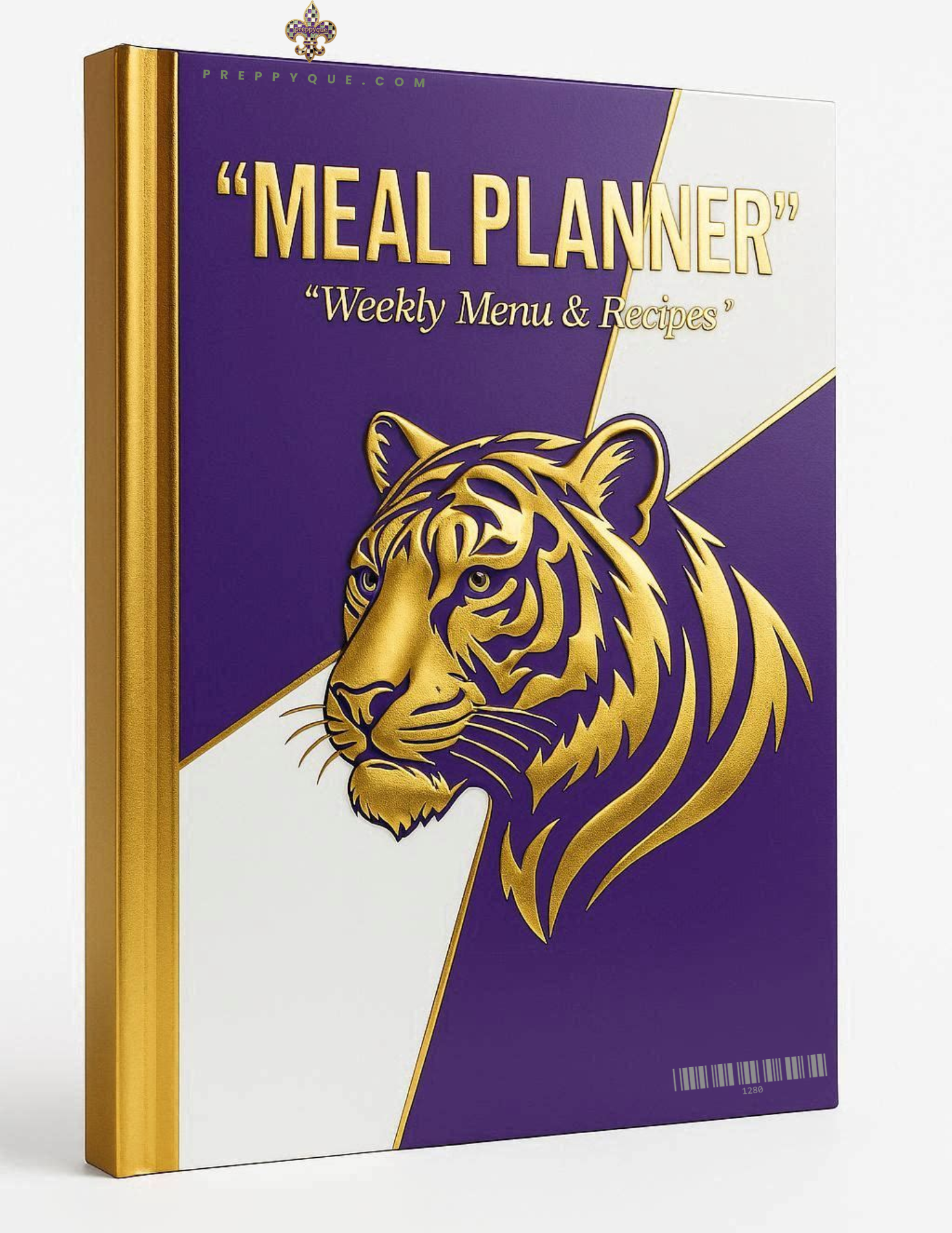 PURPLE AND GOLD TIGER MEAL PLANNER