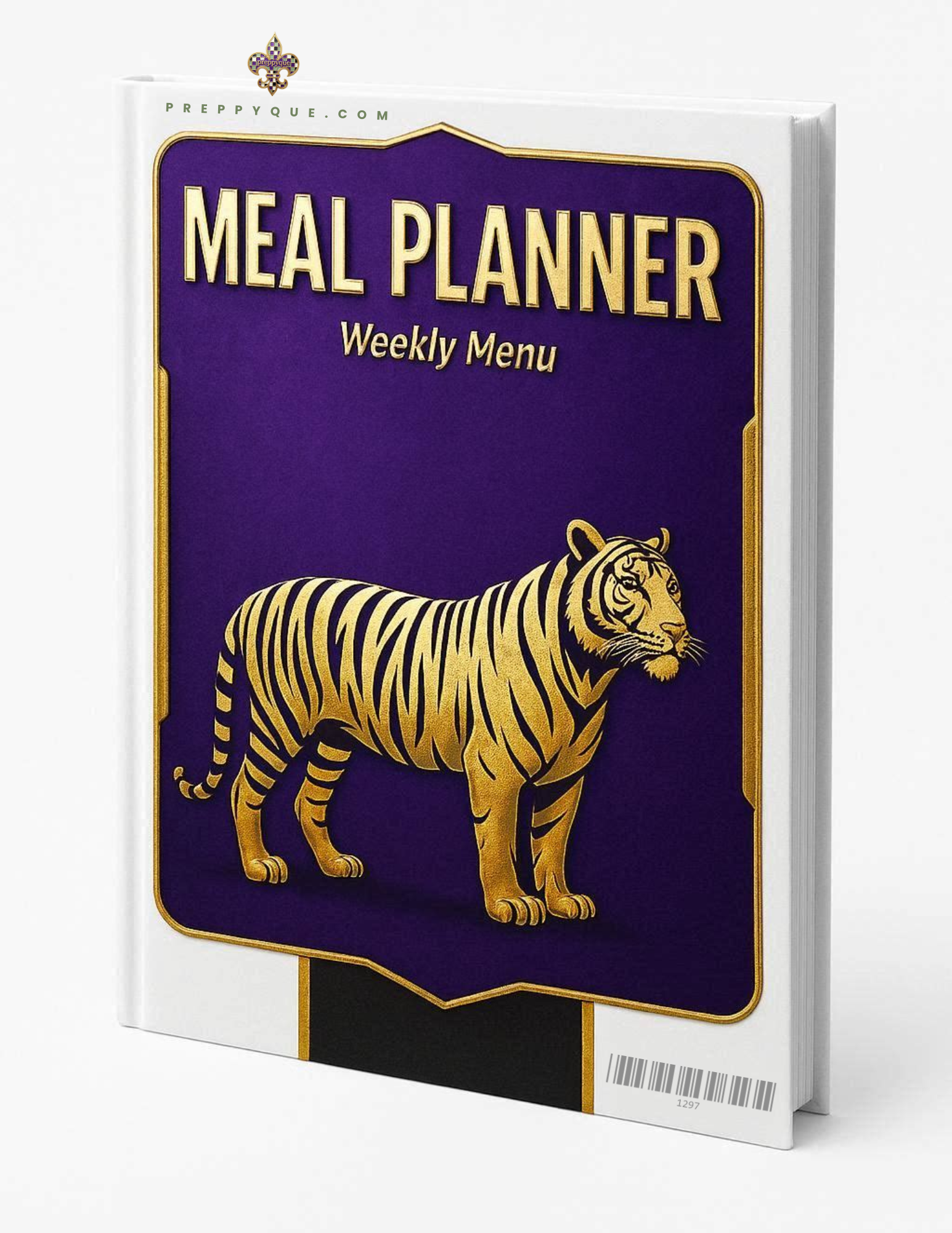 PURPLE AND GOLD TIGER MEAL PLANNER