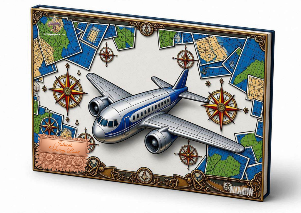 AIRPLANE COLORING BOOK